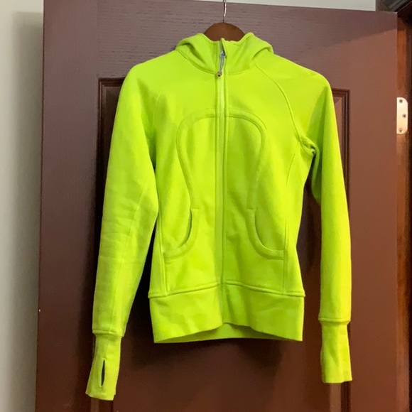 lululemon athletica Jackets & Blazers - Lululemon Fleece Hooded Jacket (green)